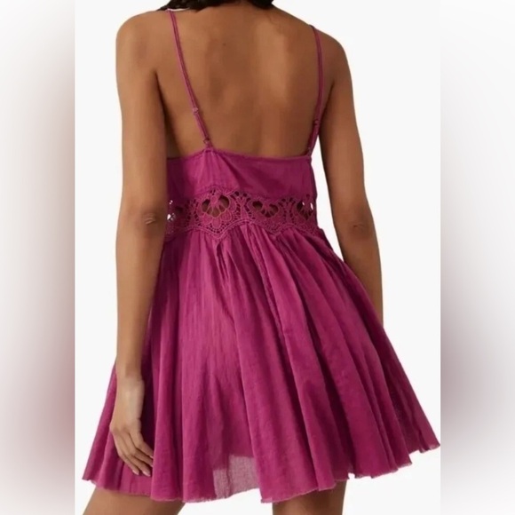 Free People One Ilektra Slip Dress Size XS Pink - Picture 5 of 9